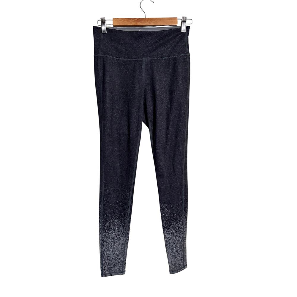 Athleta High Rise Glitter Chaturanga Tight Gray Ombre Size Small